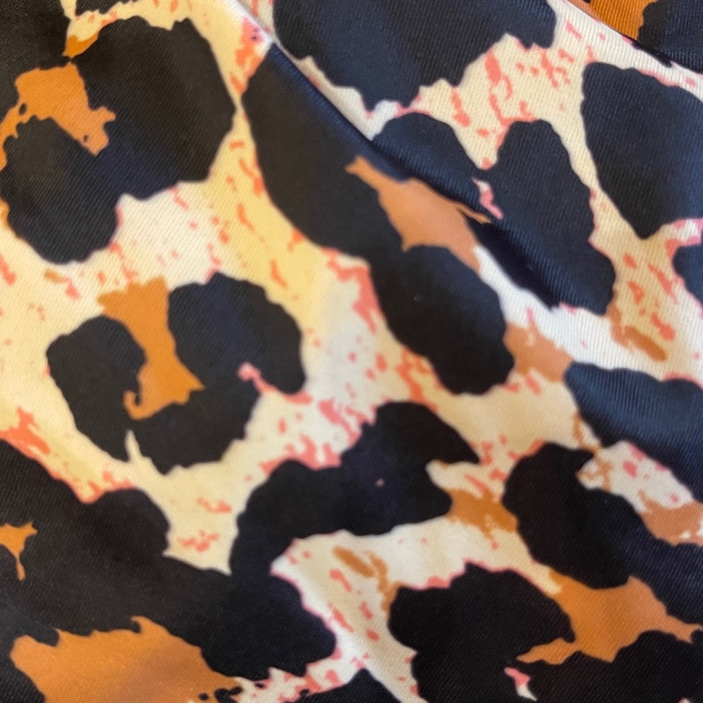 NEW Women's One Piece Swimsuit xxl 2x Leopard Animal Print - Picture 10 of 10